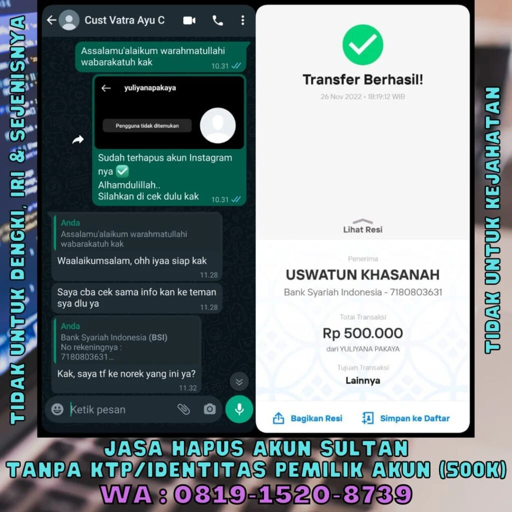 Jasa Hapus Akun Instagram