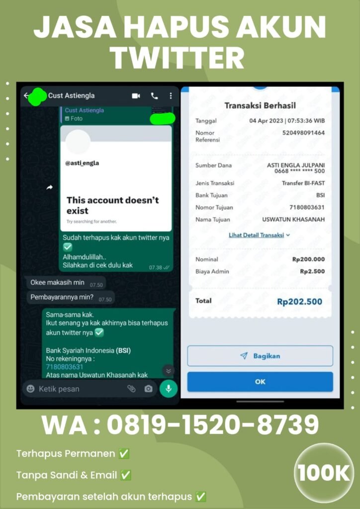 jasa hapus akun twitter